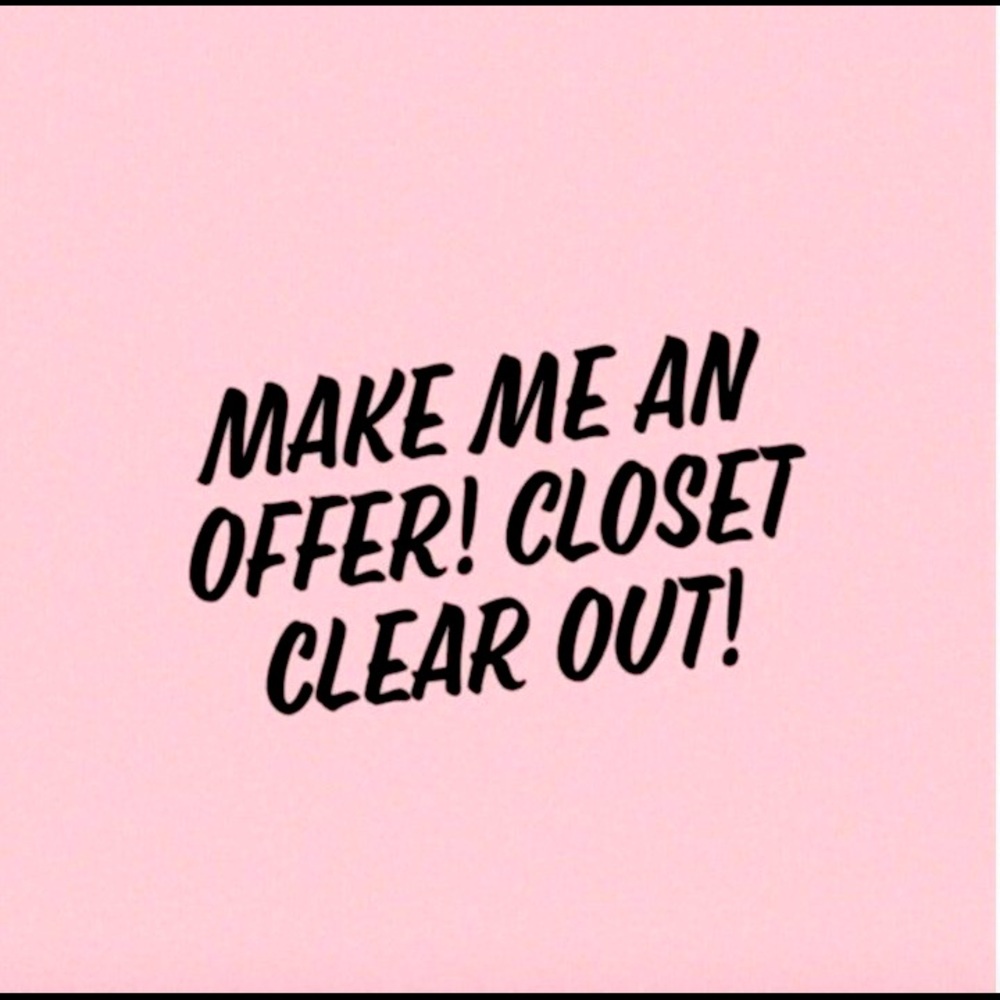 Accepting reasonable offers! No less than $10 each item !